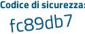 Il Codice di sicurezza è 797 continua con 7e3f il tutto attaccato senza spazi