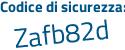 Il Codice di sicurezza è 8Za continua con 31ab il tutto attaccato senza spazi