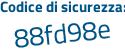 Il Codice di sicurezza è 73 continua con bd361 il tutto attaccato senza spazi