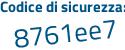 Il Codice di sicurezza è 532 continua con ddbb il tutto attaccato senza spazi