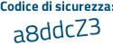 Il Codice di sicurezza è 5 continua con 9f9a96 il tutto attaccato senza spazi