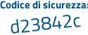 Il Codice di sicurezza è Ze37252 il tutto attaccato senza spazi