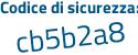 Il Codice di sicurezza è 722 segue e664 il tutto attaccato senza spazi