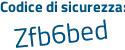 Il Codice di sicurezza è 9199227 il tutto attaccato senza spazi