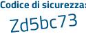 Il Codice di sicurezza è b64cfab il tutto attaccato senza spazi