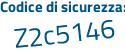 Il Codice di sicurezza è f5b6c continua con 32 il tutto attaccato senza spazi