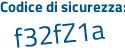 Il Codice di sicurezza è 9Z poi b2b45 il tutto attaccato senza spazi