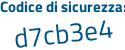 Il Codice di sicurezza è 19ba segue 679 il tutto attaccato senza spazi