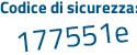 Il Codice di sicurezza è fdZcdd5 il tutto attaccato senza spazi