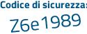 Il Codice di sicurezza è ceaa segue b2f il tutto attaccato senza spazi