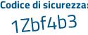 Il Codice di sicurezza è 5 segue fb3c7d il tutto attaccato senza spazi