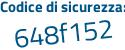 Il Codice di sicurezza è Z continua con bc8c9c il tutto attaccato senza spazi