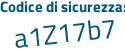 Il Codice di sicurezza è c54f poi Z6e il tutto attaccato senza spazi