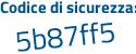 Il Codice di sicurezza è Z2 continua con 12d77 il tutto attaccato senza spazi