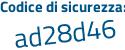 Il Codice di sicurezza è 959cd continua con 71 il tutto attaccato senza spazi