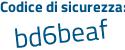 Il Codice di sicurezza è f3 continua con a6214 il tutto attaccato senza spazi