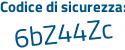 Il Codice di sicurezza è 37dde segue de il tutto attaccato senza spazi