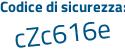 Il Codice di sicurezza è da6a6 continua con dd il tutto attaccato senza spazi