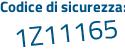 Il Codice di sicurezza è 2c19 poi 749 il tutto attaccato senza spazi