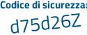 Il Codice di sicurezza è a3 continua con fe943 il tutto attaccato senza spazi