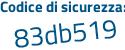 Il Codice di sicurezza è c485 poi a56 il tutto attaccato senza spazi