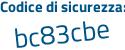 Il Codice di sicurezza è c9d8 poi 911 il tutto attaccato senza spazi