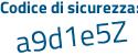 Il Codice di sicurezza è 5b continua con 816e1 il tutto attaccato senza spazi