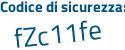 Il Codice di sicurezza è f8714be il tutto attaccato senza spazi