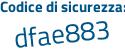 Il Codice di sicurezza è 19 segue 67fce il tutto attaccato senza spazi