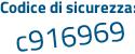 Il Codice di sicurezza è 8 segue 3d9a4f il tutto attaccato senza spazi