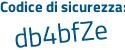 Il Codice di sicurezza è ad9 continua con fe99 il tutto attaccato senza spazi