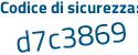 Il Codice di sicurezza è d continua con f3e6Zd il tutto attaccato senza spazi