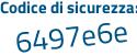 Il Codice di sicurezza è fdd7921 il tutto attaccato senza spazi