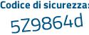 Il Codice di sicurezza è f continua con bd162c il tutto attaccato senza spazi