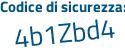 Il Codice di sicurezza è Zd7 segue 747Z il tutto attaccato senza spazi