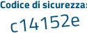 Il Codice di sicurezza è d27 poi 7Z38 il tutto attaccato senza spazi