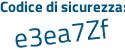 Il Codice di sicurezza è be continua con cc693 il tutto attaccato senza spazi