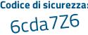 Il Codice di sicurezza è 951 segue d524 il tutto attaccato senza spazi