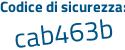 Il Codice di sicurezza è cd poi fd3f1 il tutto attaccato senza spazi