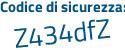 Il Codice di sicurezza è 49e97 poi ee il tutto attaccato senza spazi