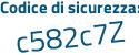 Il Codice di sicurezza è ebe continua con aafd il tutto attaccato senza spazi