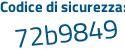 Il Codice di sicurezza è ZZZe2 poi df il tutto attaccato senza spazi