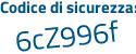 Il Codice di sicurezza è 65759 segue 24 il tutto attaccato senza spazi