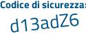 Il Codice di sicurezza è 8 continua con c61aa7 il tutto attaccato senza spazi