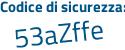 Il Codice di sicurezza è 653 continua con 4386 il tutto attaccato senza spazi