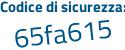 Il Codice di sicurezza è f9 continua con ca622 il tutto attaccato senza spazi