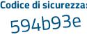 Il Codice di sicurezza è 37f poi f4e7 il tutto attaccato senza spazi