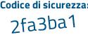 Il Codice di sicurezza è d3d poi f5b7 il tutto attaccato senza spazi