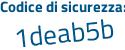 Il Codice di sicurezza è 35Z segue d491 il tutto attaccato senza spazi