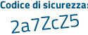 Il Codice di sicurezza è 617ad81 il tutto attaccato senza spazi